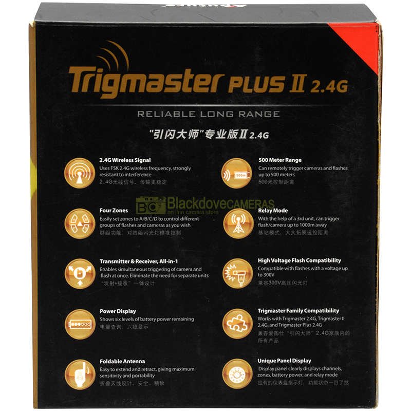 Aputure Trigmaster Plus II dettaglio pulsanti
