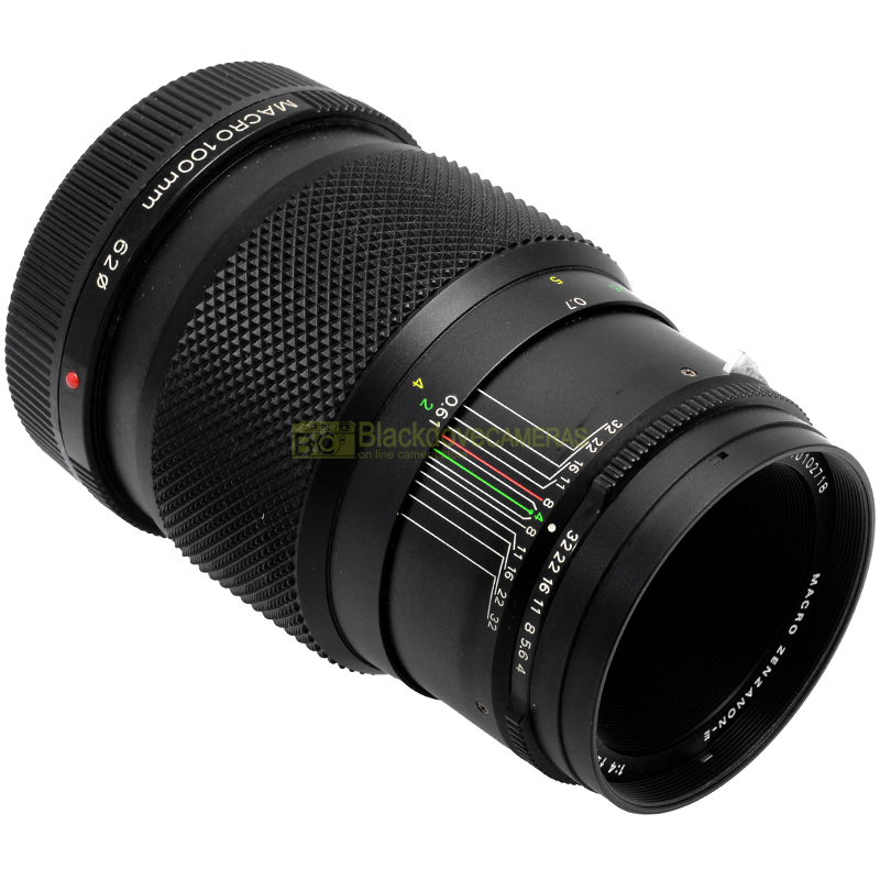 Zenza Bronica Macro Zenzanon-E 100mm f4 dettaglio lenti