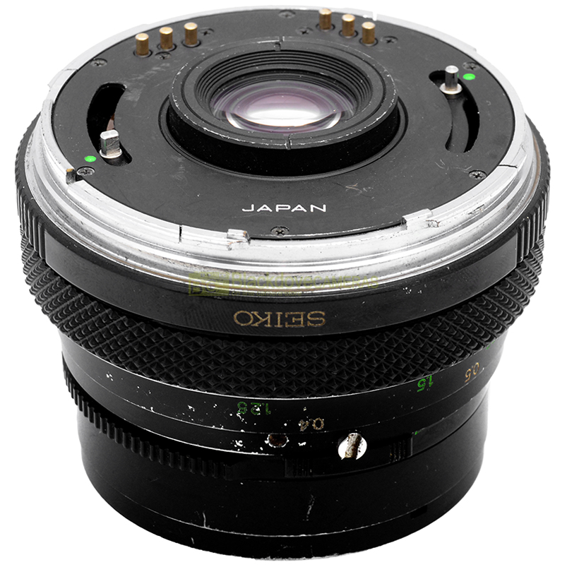 Zenzanon-E 40mm f4 vista superiore