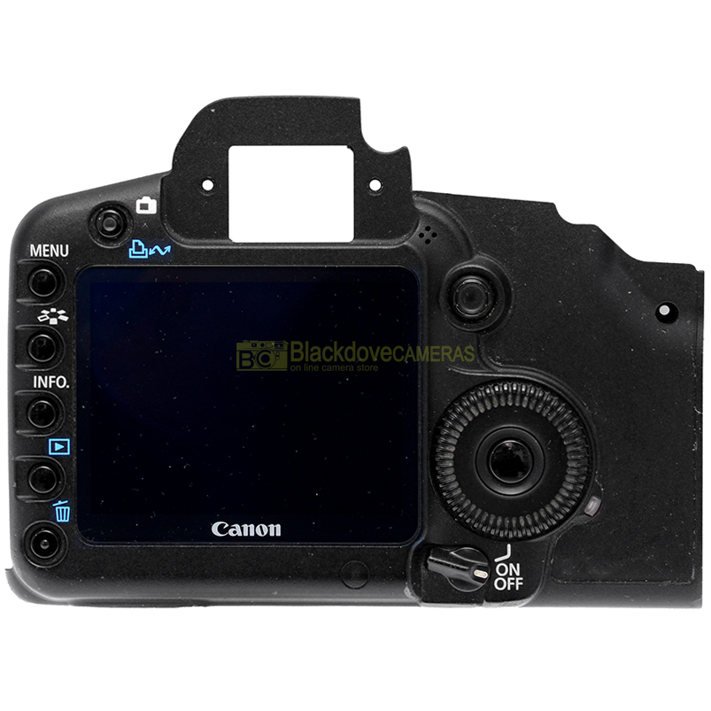 Canon 5D Mark II dorso posteriore vista laterale