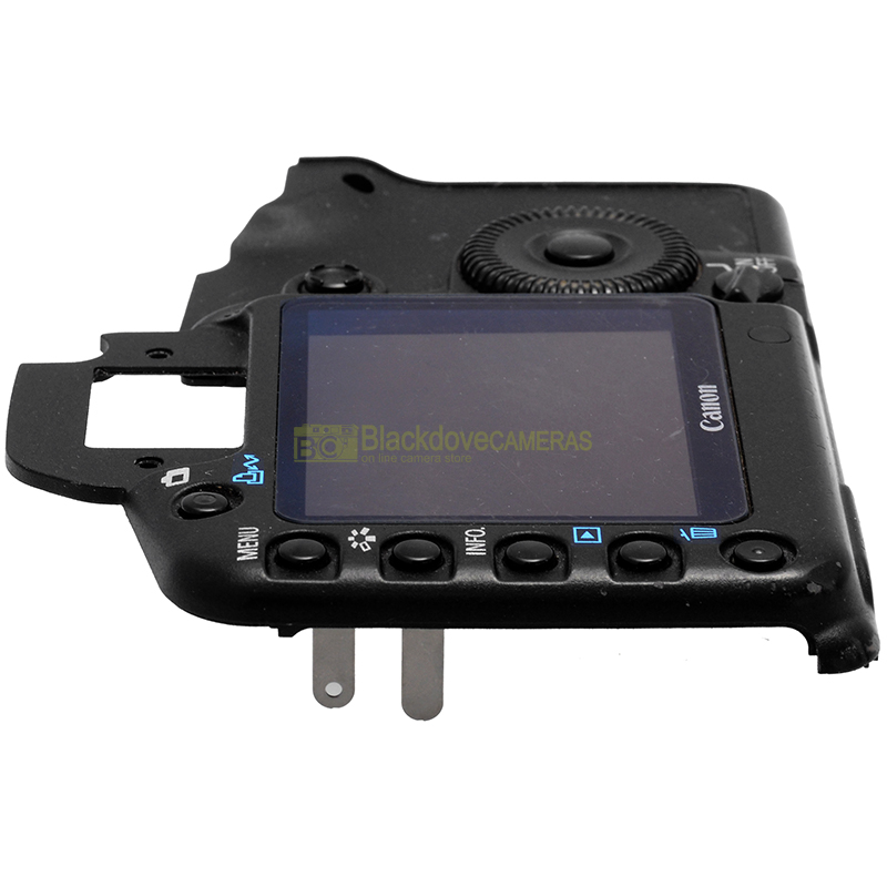 Canon 5D Mark II dorso posteriore dettaglio LCD