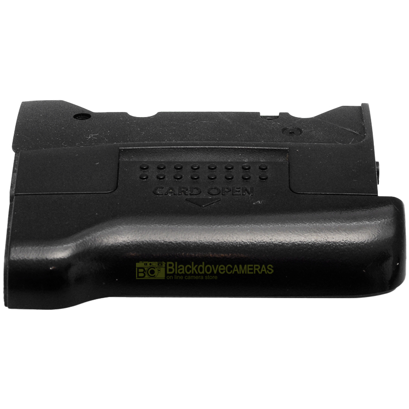 Canon 5D Mark II card slot cover vista laterale