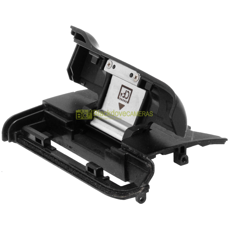 Canon 5D Mark II card slot cover vista completa