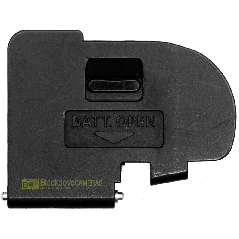 Canon 5D Mark II battery door vista laterale