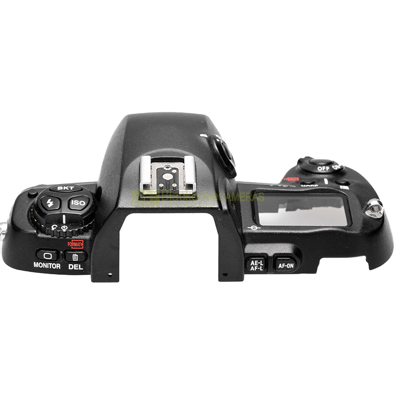 Nikon D1X top cover vista superiore