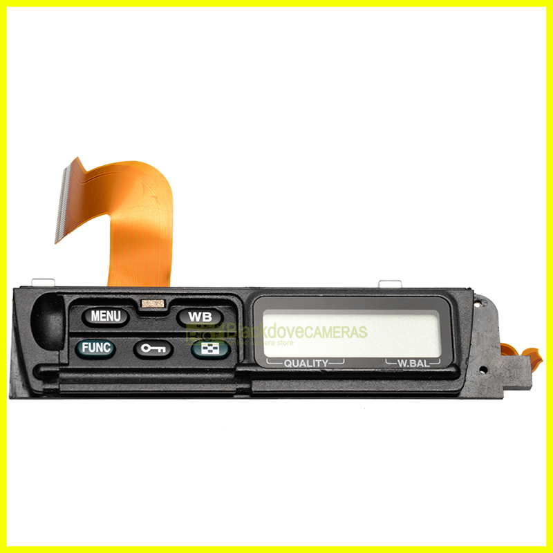 Nikon D1X display posteriore secondario con tasti funzione e flat ricambio originale