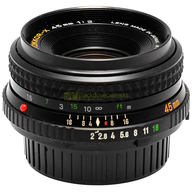 Minolta MD Rokkor-X 45mm f/2 vista 1