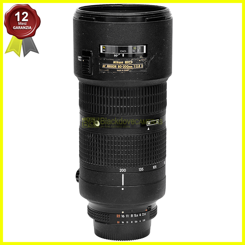 Nikon AF-D Nikkor 80-200mm f/2.8 ED obiettivo autofocus per reflex