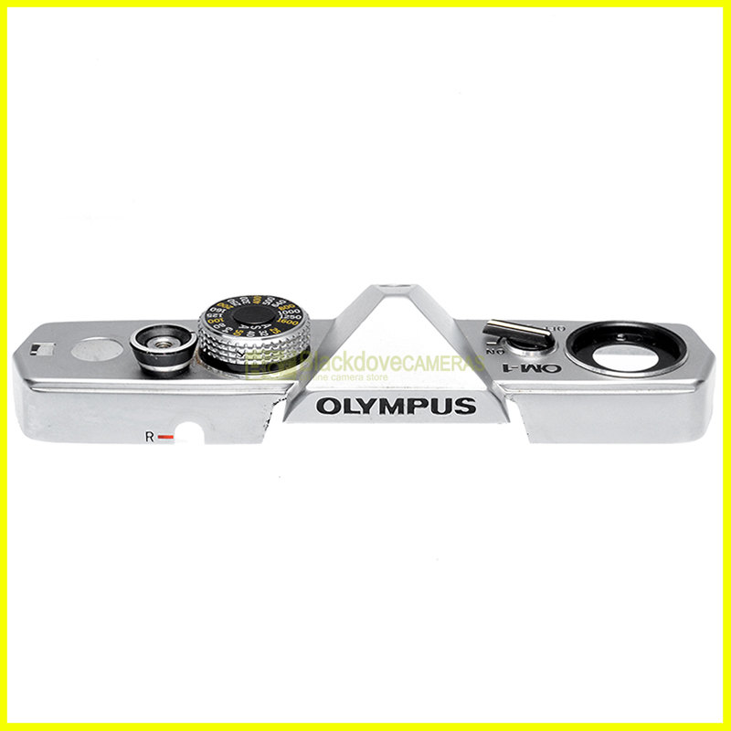 Calotta superiore silver Olympus OM‑1 top cover argento ricambio originale
