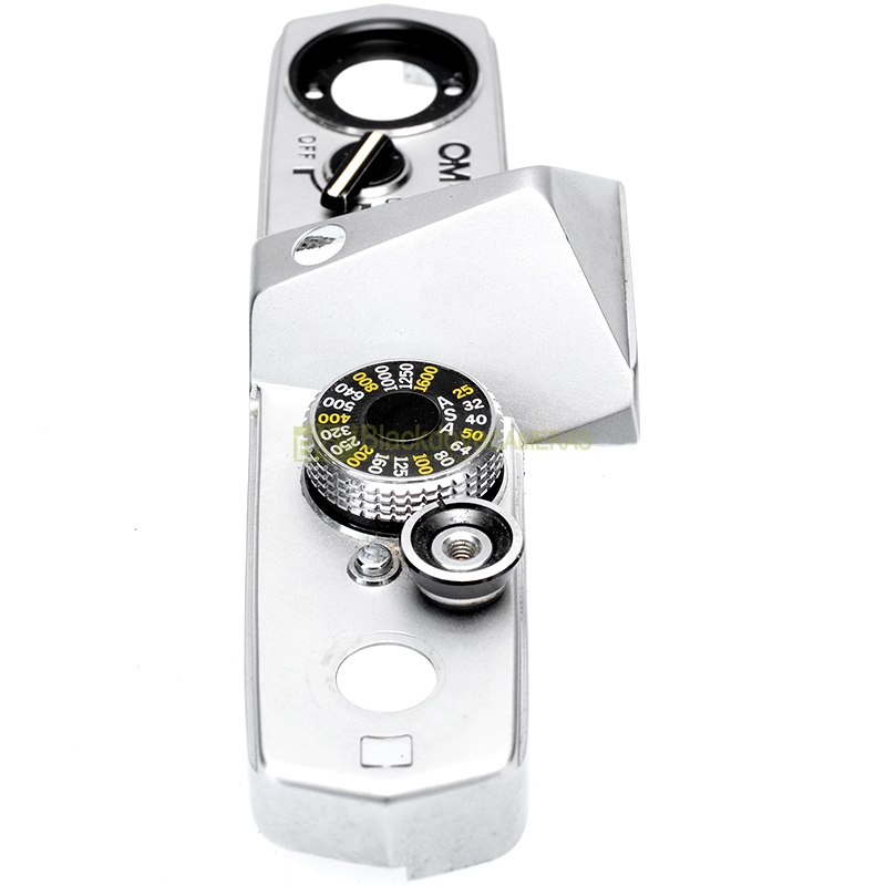 Olympus OM‑1 top cover silver vista 3