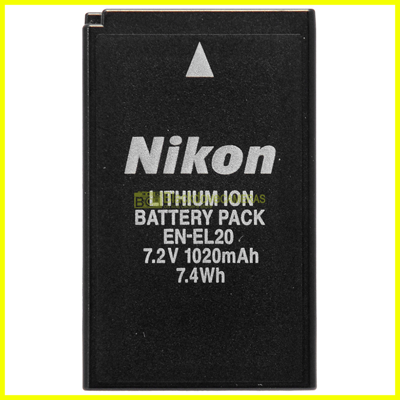 Nikon EN‑EL20 batteria ricaricabile originale per Nikon 1 J1 J2 V3