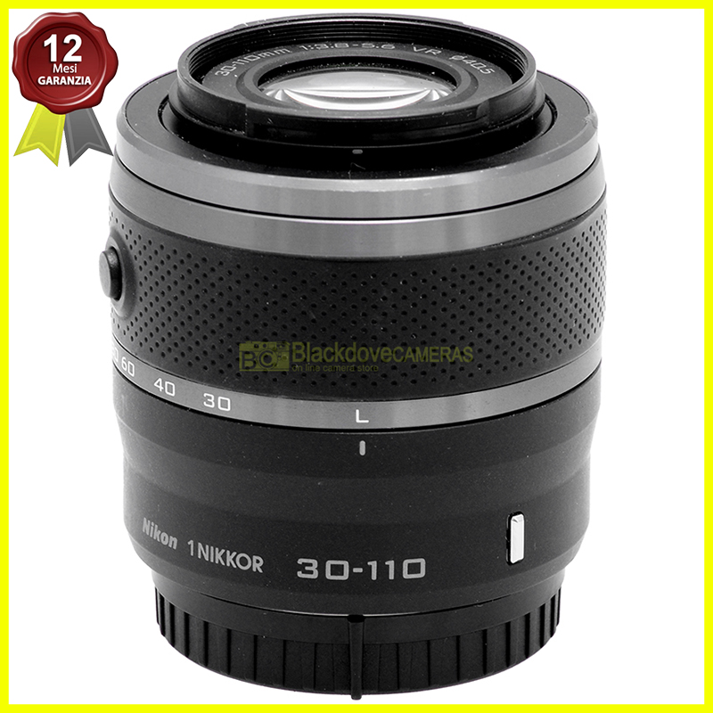 Nikon 1 Nikkor 30-110mm f3.8-5.6 VR nero obiettivo mirrorless