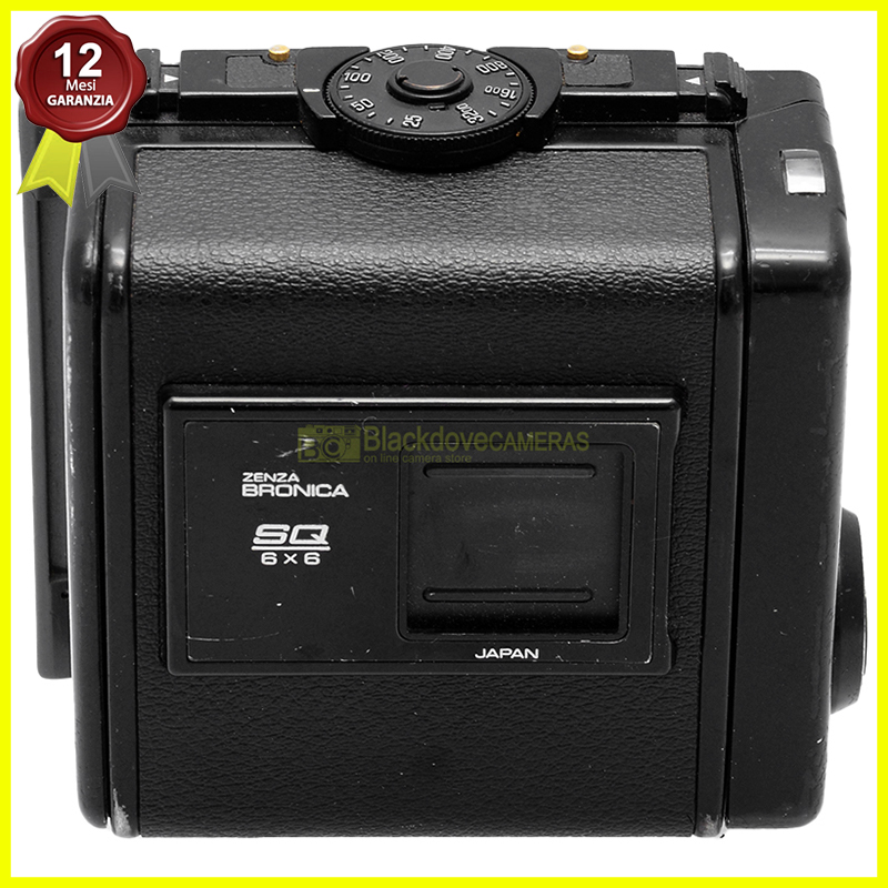 Zenza Bronica Film Back SQ 220 magazzino originale con volet e film holder