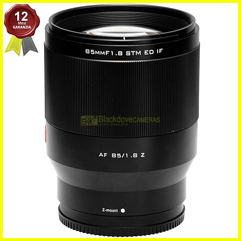 Viltrox 85mm f1.8 STM ED IF obiettivo full frame FX per mirrorless Nikon Z
