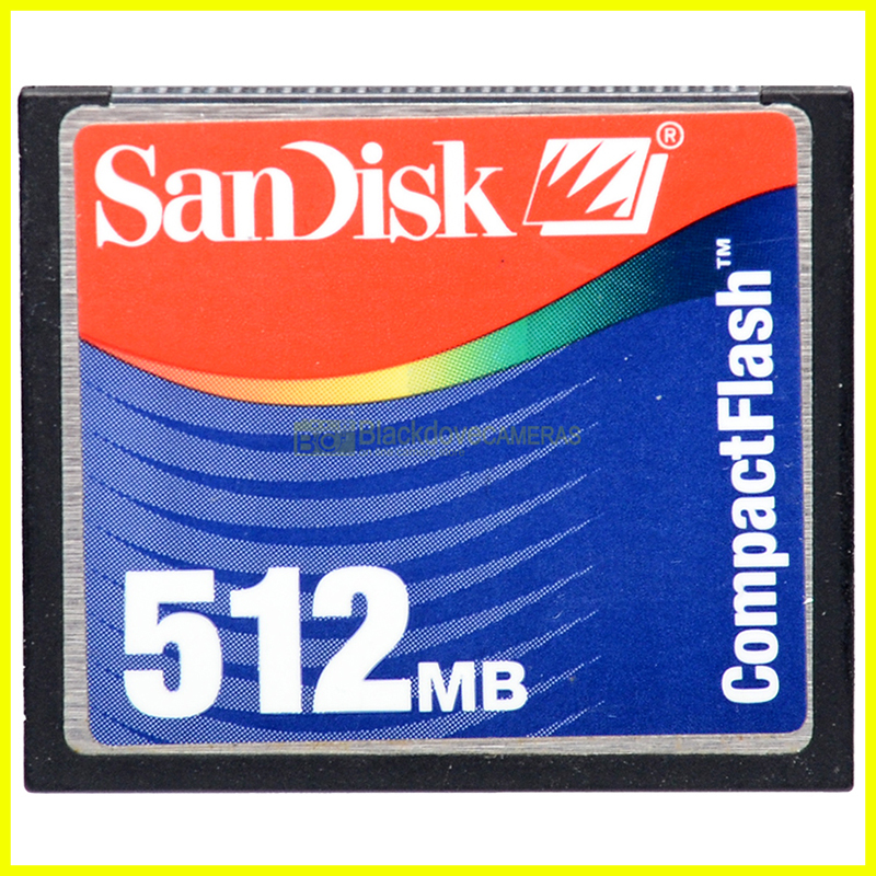 Sandisk 512MB Compact Flash CF scheda di memoria per fotocamere
