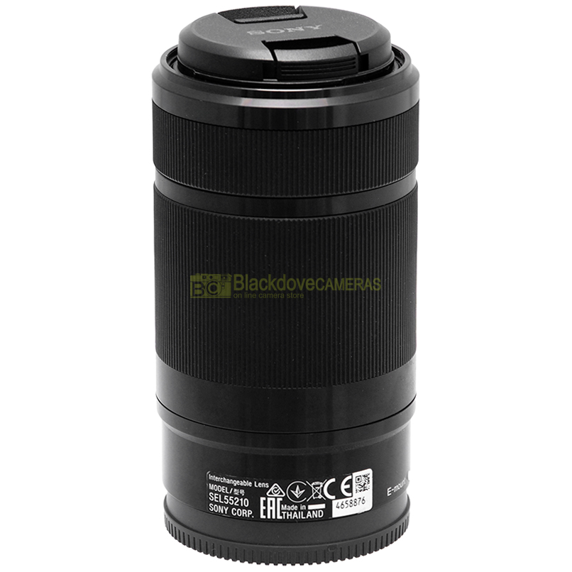 Sony E 55-210mm f4-6,3 OSS Nero obiettivo zoom E-Mount. 55/210 mm f/4-6.3 vista dettagliata