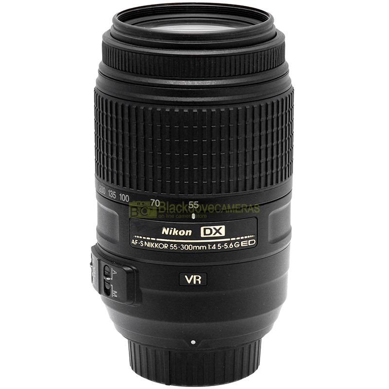 Nikon AF-S 55-300mm DX VR – Vista laterale