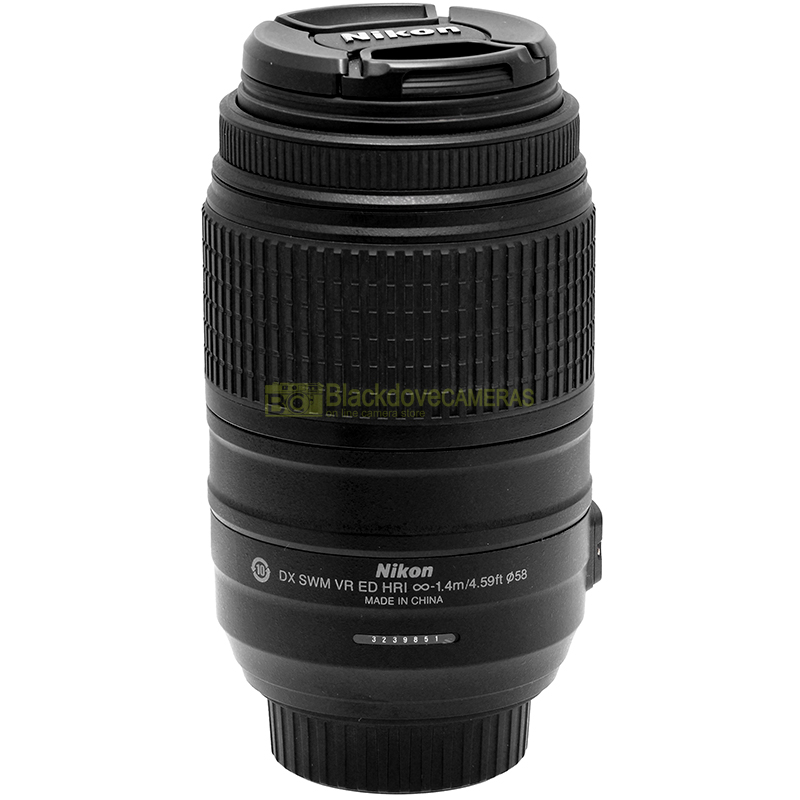 Nikon AF-S 55-300mm DX VR – Vista posteriore