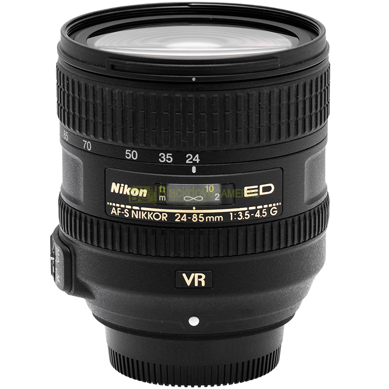 Nikon AF S Nikkor 24 85mm f/3.5 4.5 G ED VR vista laterale
