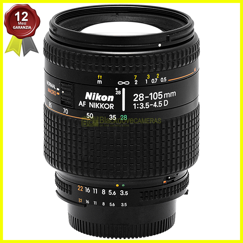 Nikon AF 28-105mm f/3.5-4.5 D Macro obiettivo Full Frame foto reale