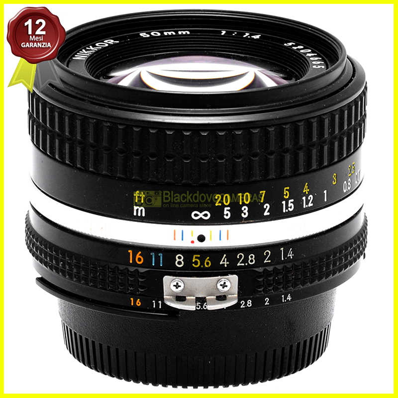 Nikon AI‑S Nikkor 50mm f/1.4 Obiettivo