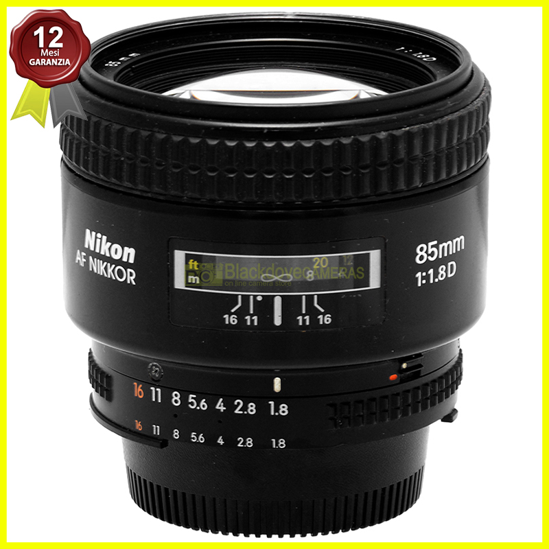 Nikon AF Nikkor 85mm f/1.8 D Tele Obiettivo