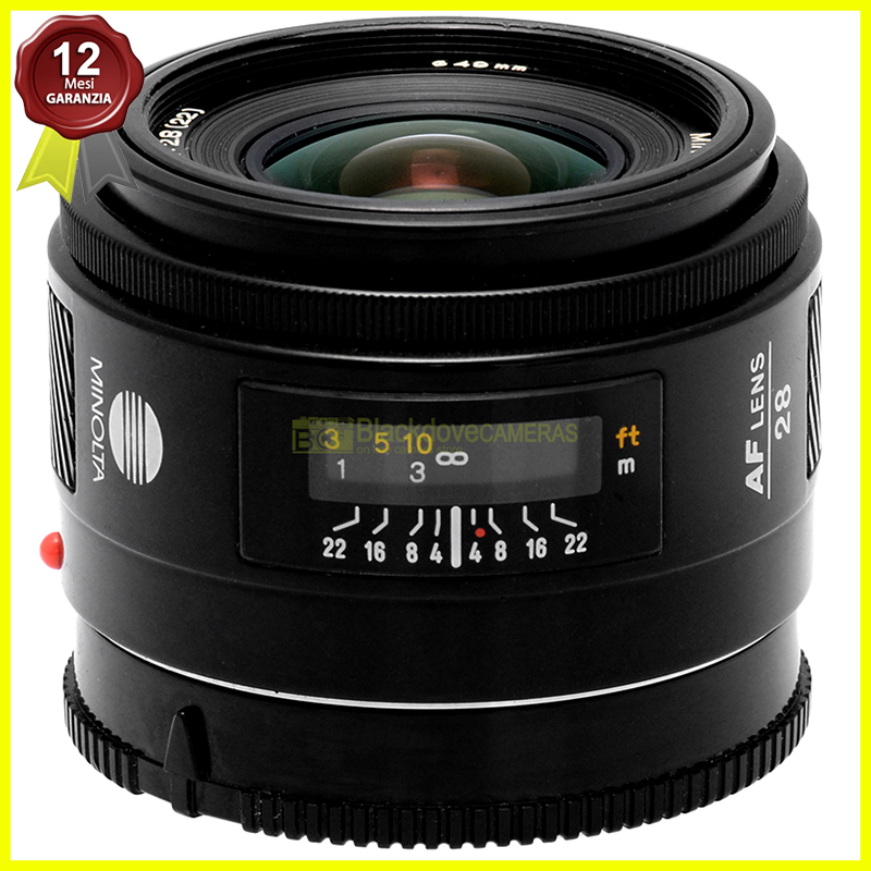 Minolta AF 28mm f/2.8 Obiettivo FX A-Mount per fotocamere reflex Sony e Minolta