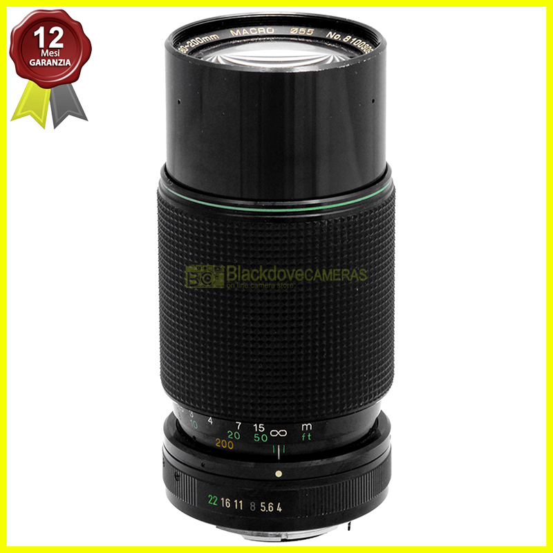 Hanimex zoom 80-200mm f/4 obiettivo Macro 1:3 per Pentax K