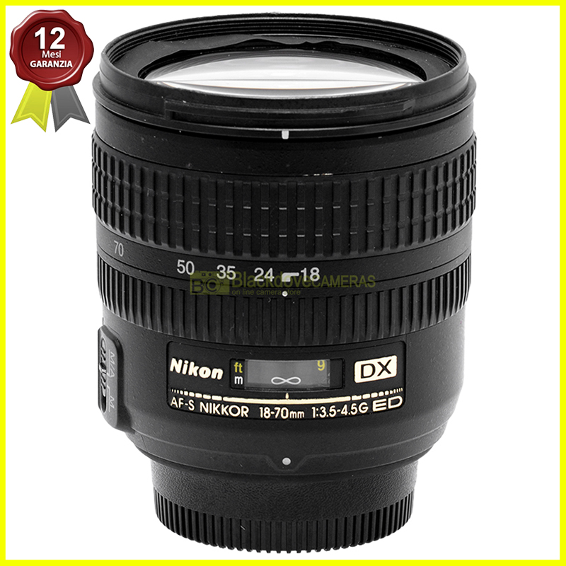 Nikon AF‑S DX 18‑70mm f/3.5‑4.5G ED Obiettivo Zoom per Fotocamere Digitali DX