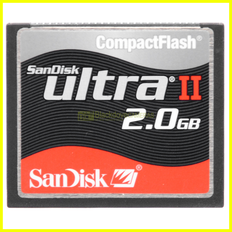SanDisk Ultra II CompactFlash 2GB CF Scheda di Memoria Memory Card 2 GB