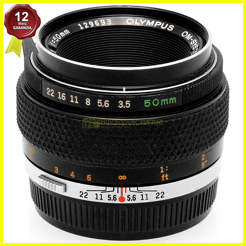 Olympus OM Zuiko Auto Macro 50mm f/3.5 Obiettivo Macro per Reflex a Pellicola