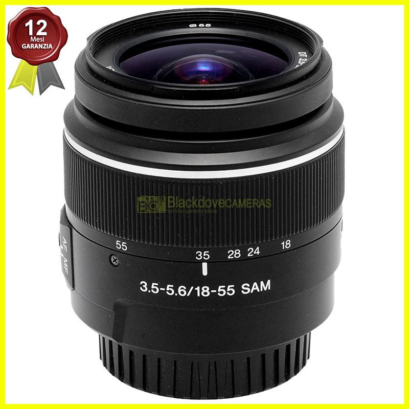 Sony 18-55mm f/3.5-5.6 SAM AF Obiettivo Zoom per Sony/Minolta Alpha A Mount
