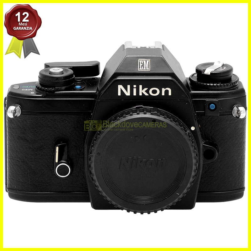 Nikon EM Nero Macchina Fotografica a Pellicola Reflex 35mm Automatica