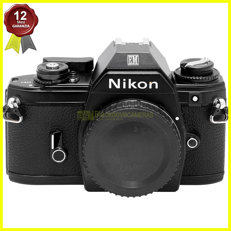 Nikon EM Nero Macchina Fotografica a Pellicola Reflex 35mm Automatica