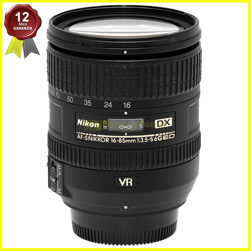Nikon 16‑85mm DX VR AF‑S f/3.5‑5.6G