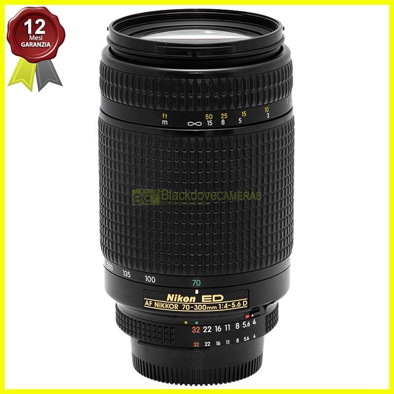 Nikon AF-D Nikkor 70-300mm f4-5.6 Obiettivo autofocus per fotocamere reflex