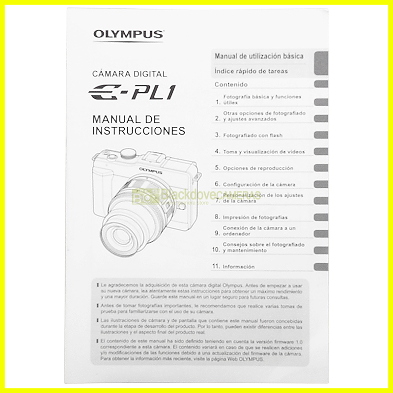 Olympus E‑PL1 Manual de instrucciones Español