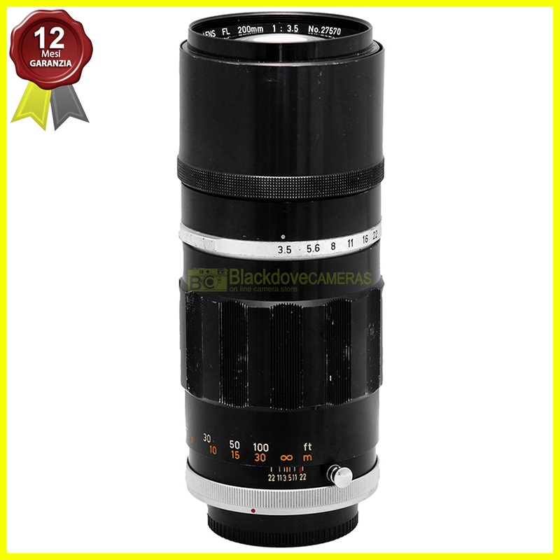 Canon FL 200mm f/3.5