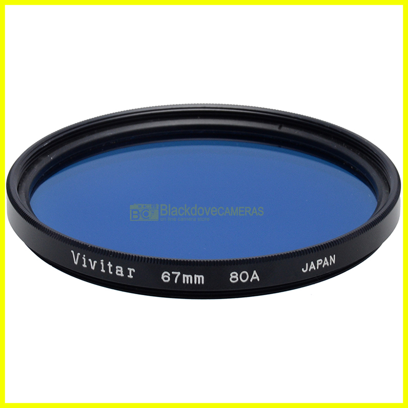 Vivitar 80A 67mm Filtro Blu Conversione Colore M67 per Obiettivi 67 mm
