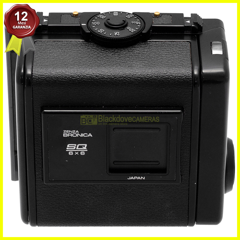 Zenza Bronica 120 SQ 6×6 – Dorso Magazzino con Volet e Film Holder