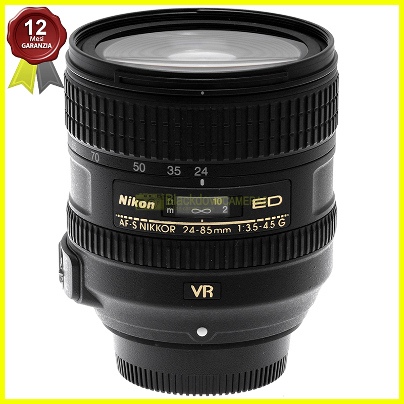 Nikon AF-S Nikkor 24-85mm f/3.5-4.5G ED VR Obiettivo Zoom Stabilizzato FX