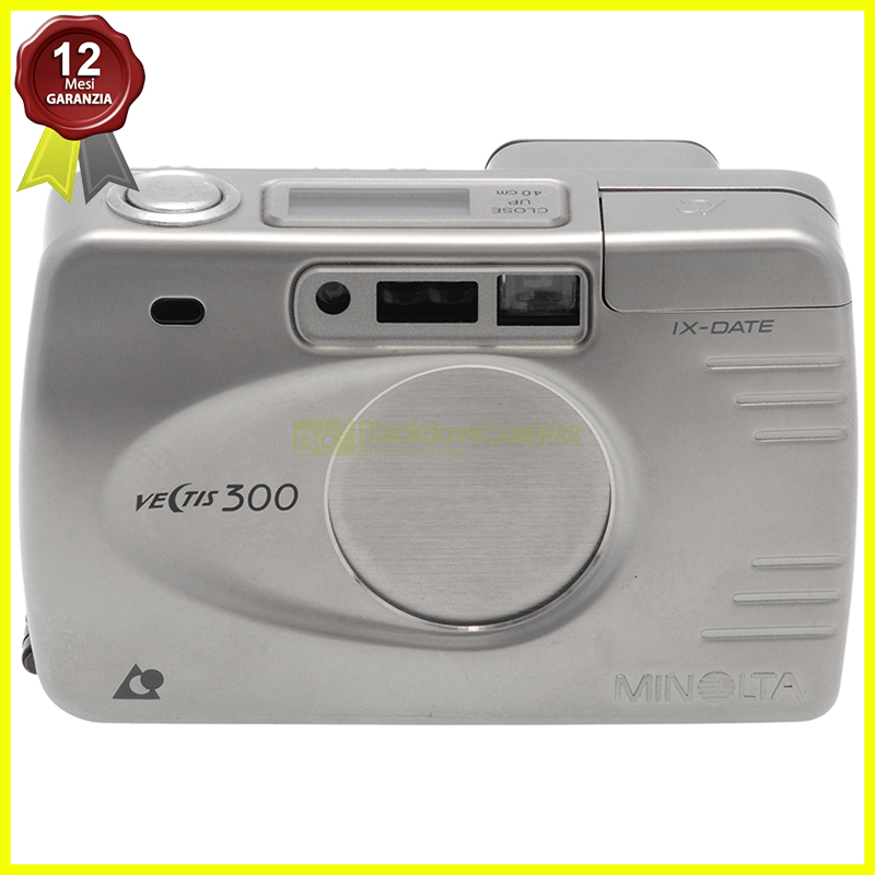 Minolta Vectis 300 IX Date Fotocamera APS a Pellicola con Obiettivo zoom 24-70mm