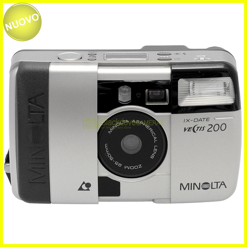 Minolta Vectis 200 IX Date Fotocamera APS analogica con Obiettivo zoom 25-50mm