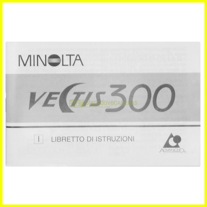 Manuale Originale Minolta Vectis 300