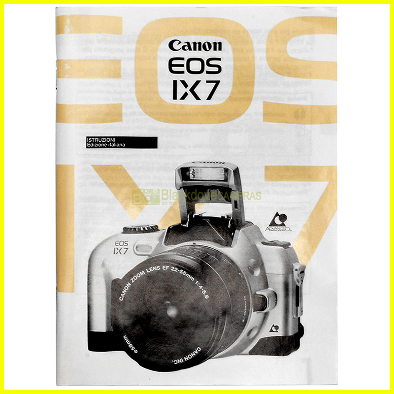 Manuale Originale Canon IXUS IX 7