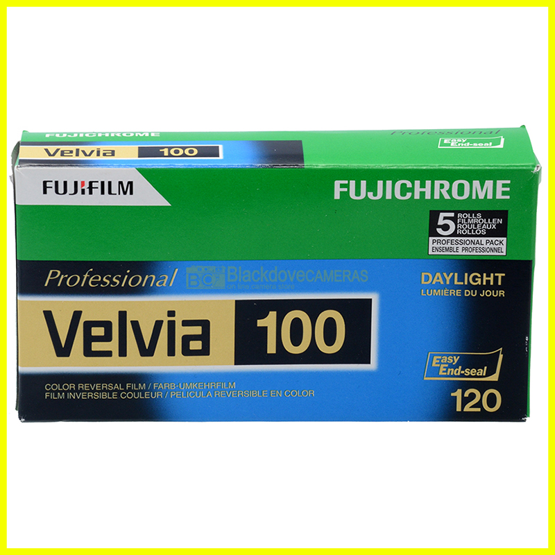 Fujifilm Velvia 100 120 Lotto 5 Pellicole