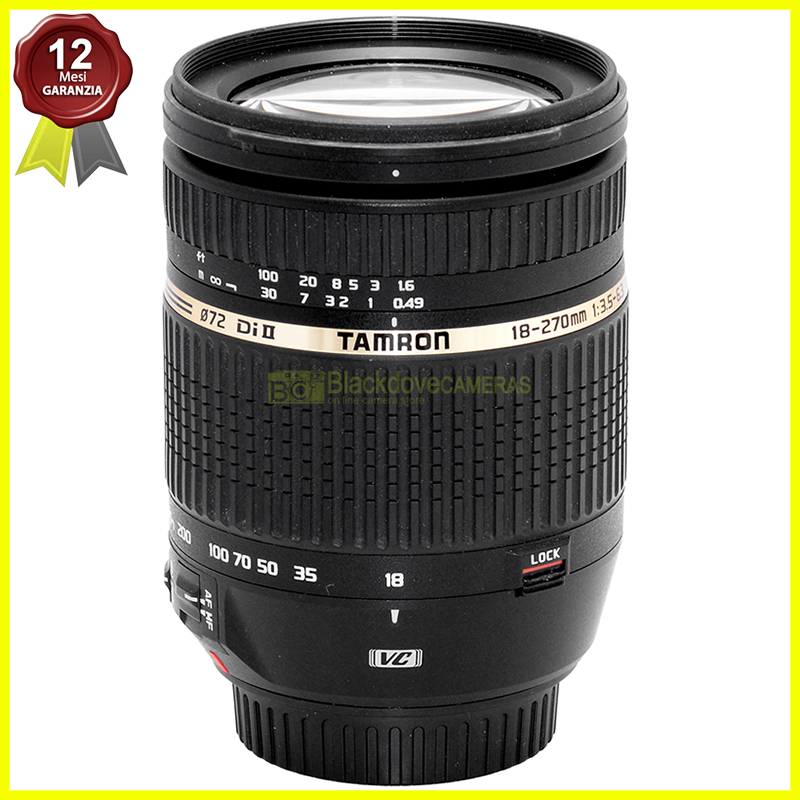 Tamron AF 18-270mm f/3.5-6.3 VC Di II Canon
