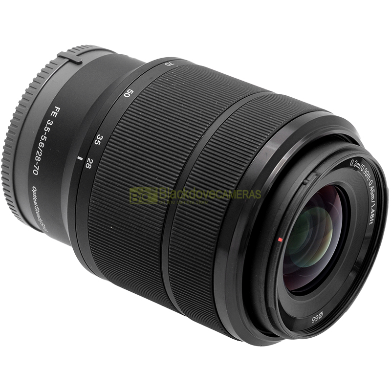 Sony FE 28-70mm f/3.5-5.6 OSS – vista posteriore