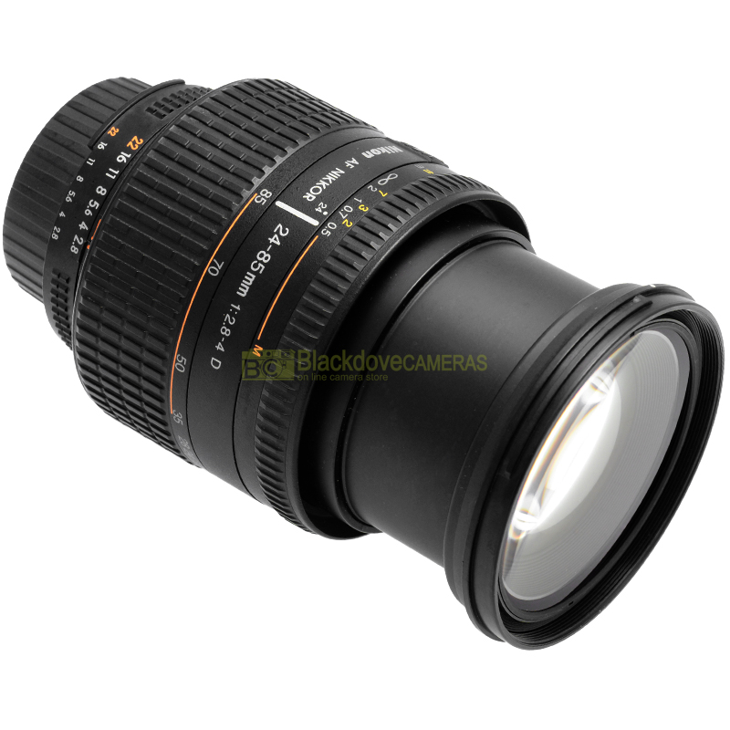 Nikon AF‑D Nikkor 24‑85mm f/2.8‑4 – vista posteriore