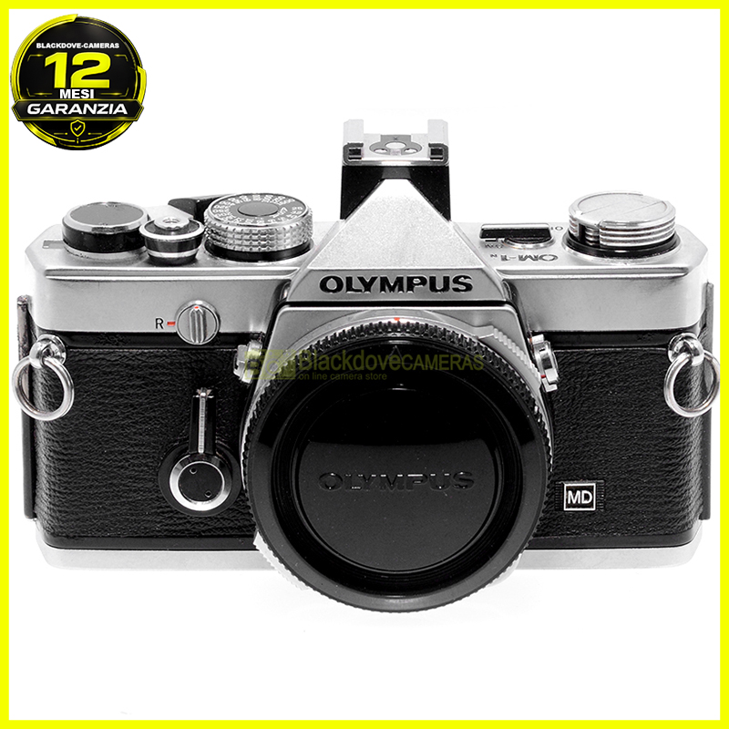 Olympus OM-1n body silver vista frontale professionale